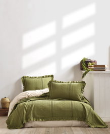 L'essentiel linge de maison Tziana - Khaki